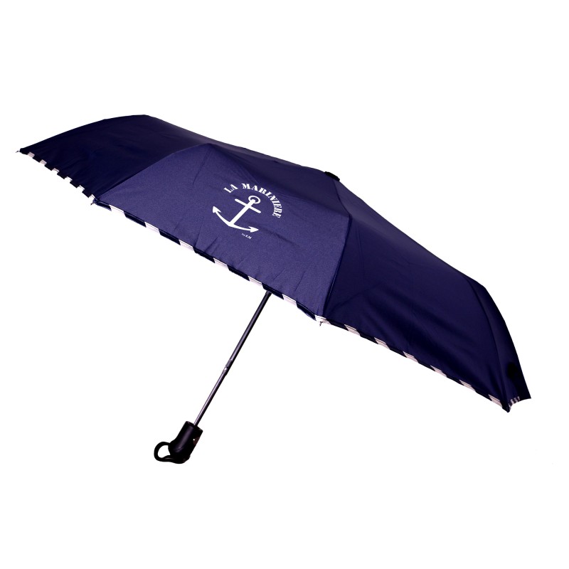 Parapluie pliant  semi automatique La Marinière