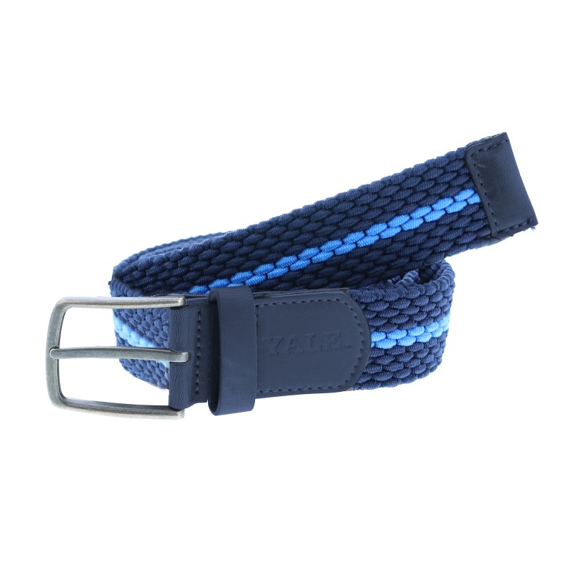 Ceinture élastiquée rayée marine/bleu Yale