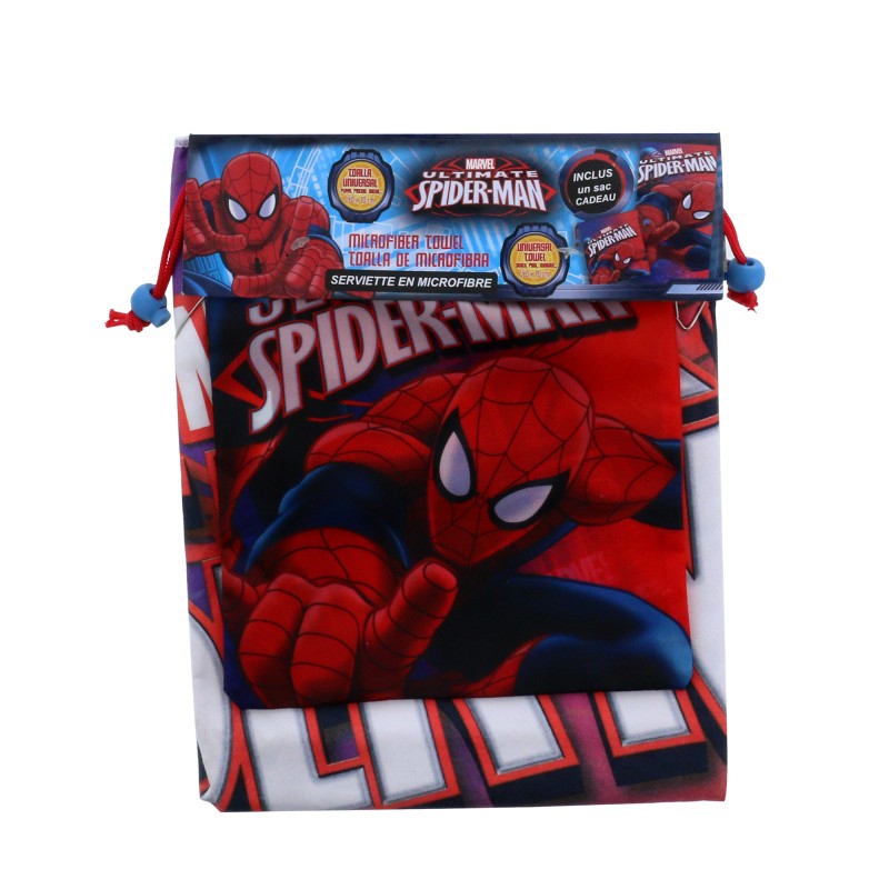 Set serviette + sac Spiderman