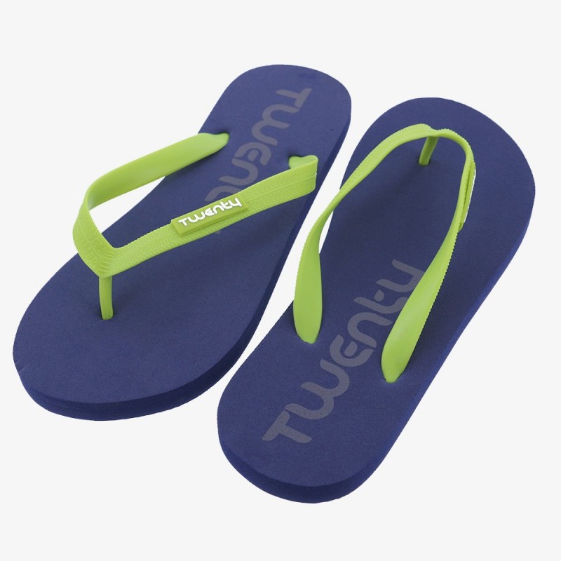 Tongs Homme Marine/Lime Twenty