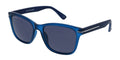 Lunettes de soleil rectangle cristal bleu - Tom Smith