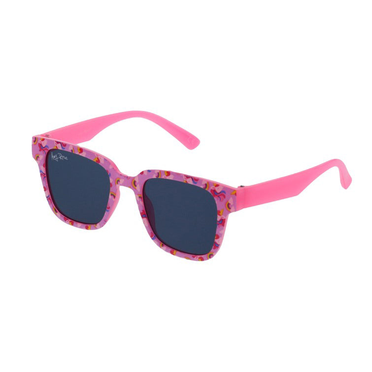 Lunettes de soleil Wayfarer fille Rose à motif licorne - Amy Rose
