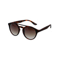 Lunettes de soleil rondes Double Pont Ecaille Noir - Twenty