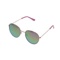 Lunettes de soleil fille rondes en métal doré - Amy Rose