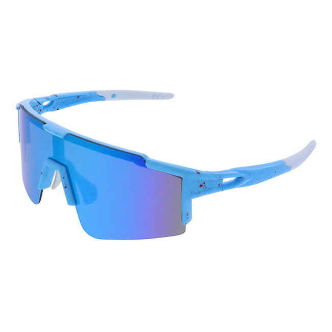 Lunettes de soleil galbée bleu ciel - Tx