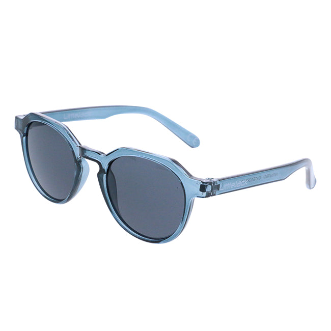 Lunettes de soleil garçon rondes cristal bleu - Little Jack