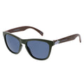 Lunettes de soleil garçon rectangles face kaki et branches marron  - Little Jack