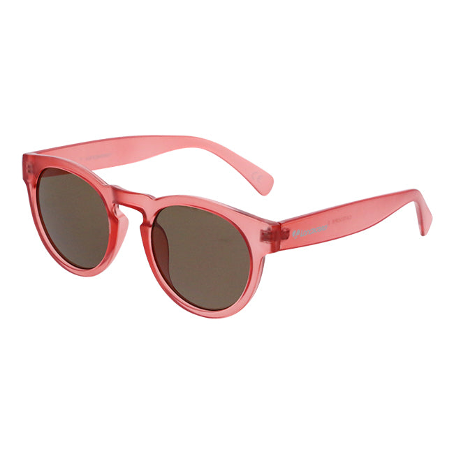 Lunettes de soleil femme rondes cristal rose - Longboard