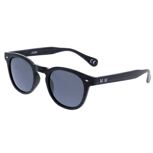 Lunettes de soleil homme panthos effet bois gris - Mister Marcel