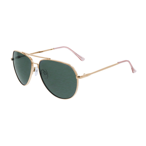 Lunettes de soleil aviateur Métal doré Rose clair - Nina Casari