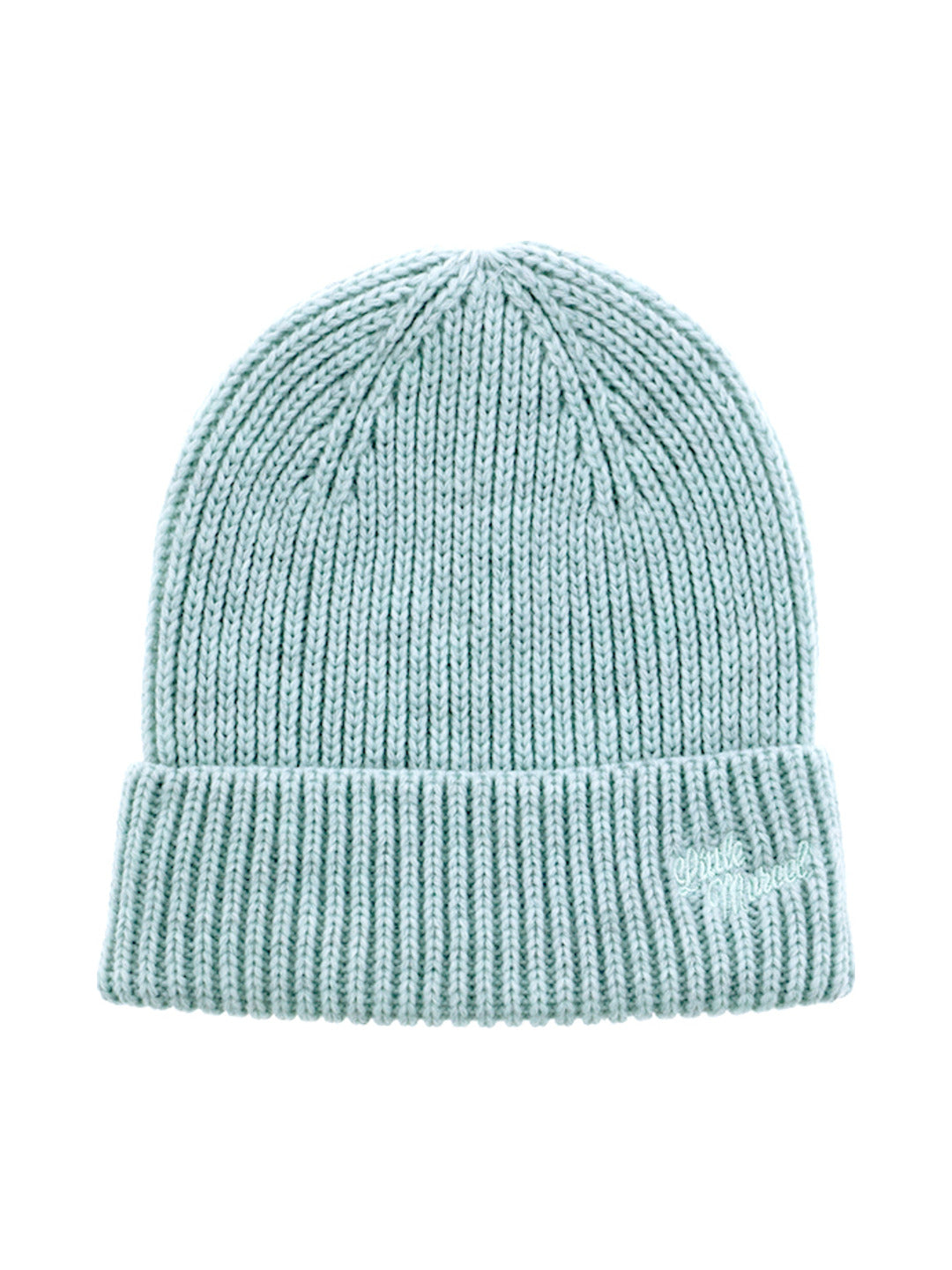 Bonnet en maille côtelée bleu - Little Marcel