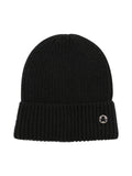 Bonnet en maille côtelée noir - Lulu Castagnette
