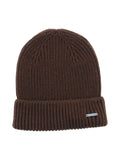 Bonnet en maille côtelée chocolat - Rodier