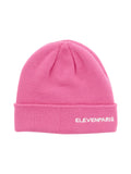 Bonnet en maille côtelée fuchsia - Eleven Paris