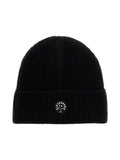 Bonnet en maille côtelée noir - Eleven Paris