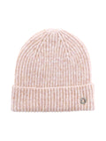 Bonnet en maille côtelée rose pâle - Lulu Castagnette
