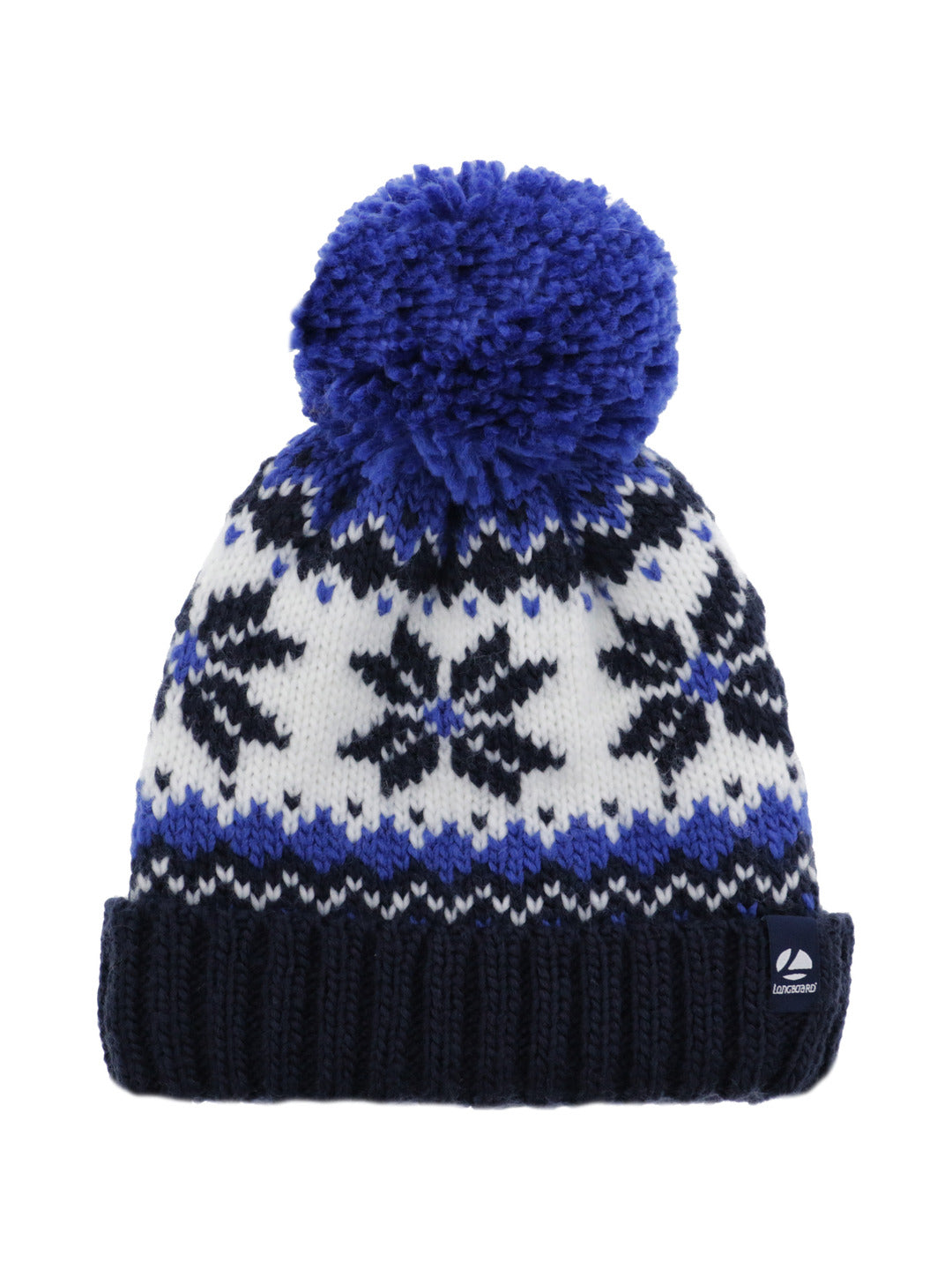 Bonnet à pompon en maille marine  - Longboard