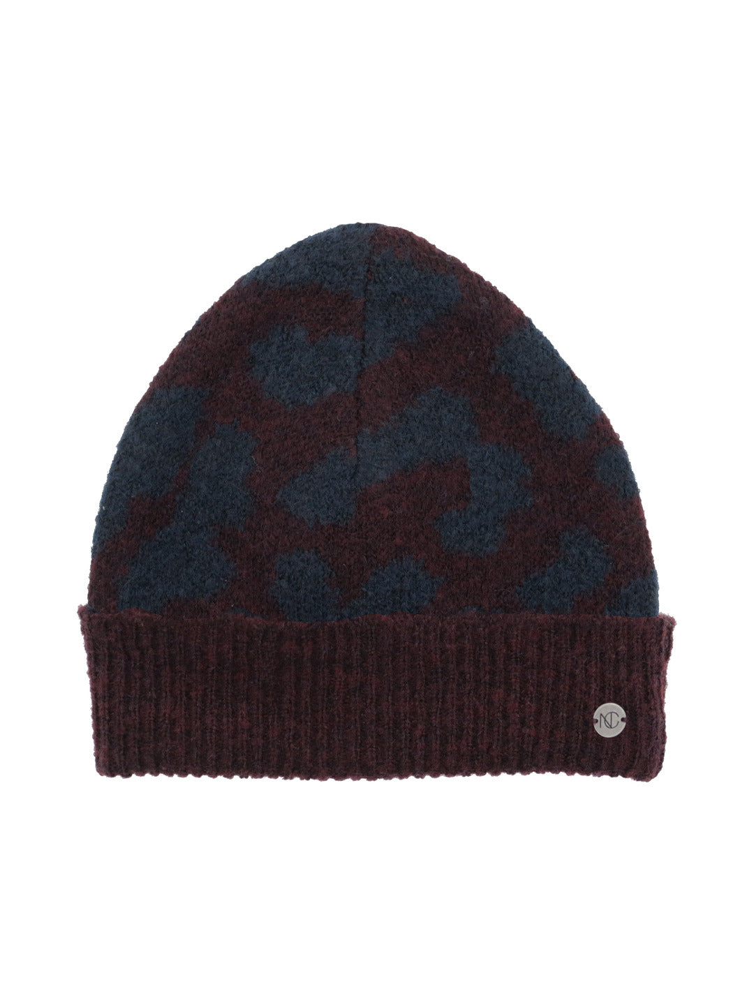 Bonnet en maille bordeaux - Nina Casari