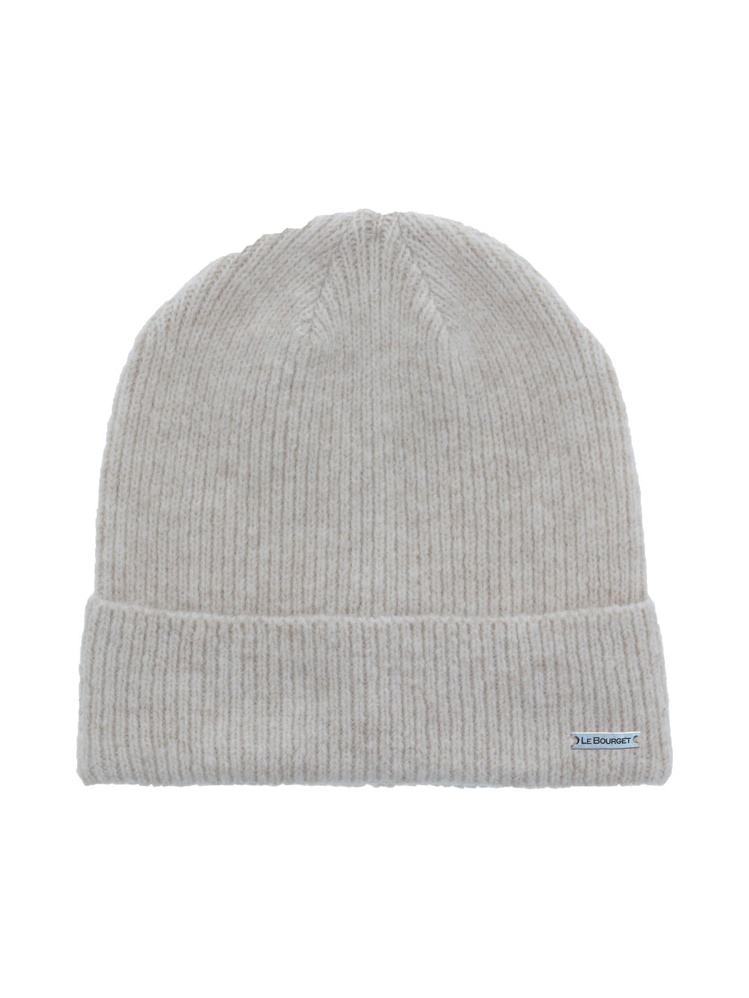 Bonnet en maille beige crème - Le Bourget