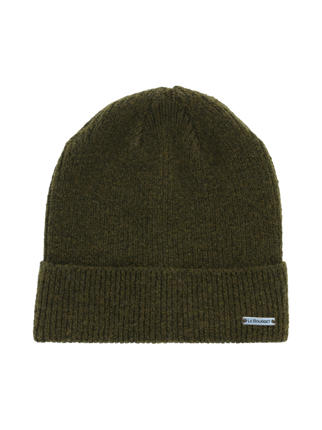 Bonnet en maille kaki - Le Bourget
