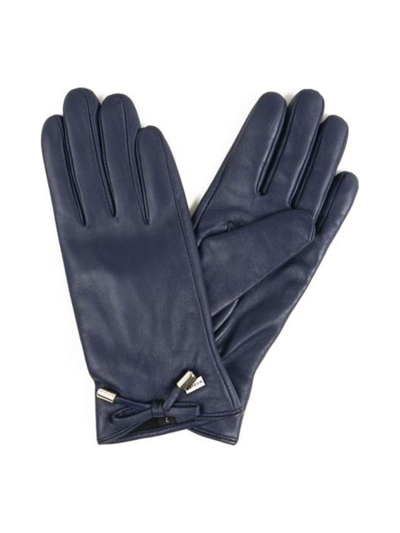 Gants tactiles en cuir marine - Rodier