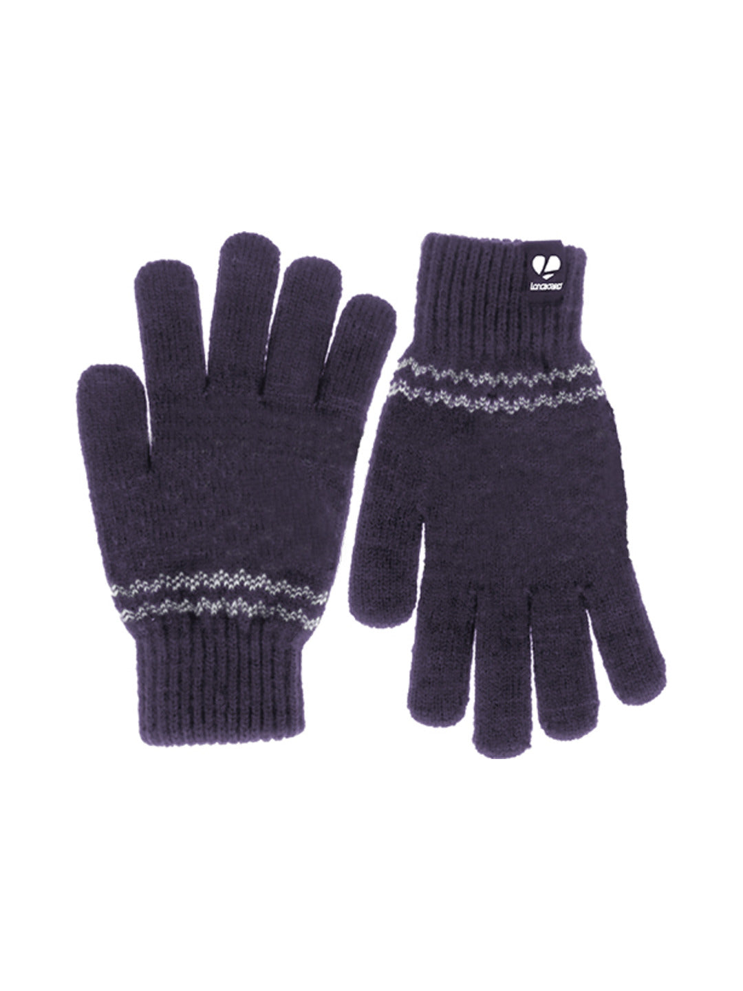 Gants magiques aubergine / écru - Longboard