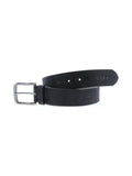 Ceinture à boucle en métal argentée noire - Rica Lewis