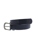 Ceinture bleu marine à surpiqûres contrastées - Mister Marcel