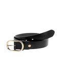 Ceinture croûte de cuir boucle fantaisie dorée - Rodier