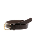Ceinture effet croco chocolat - Rodier