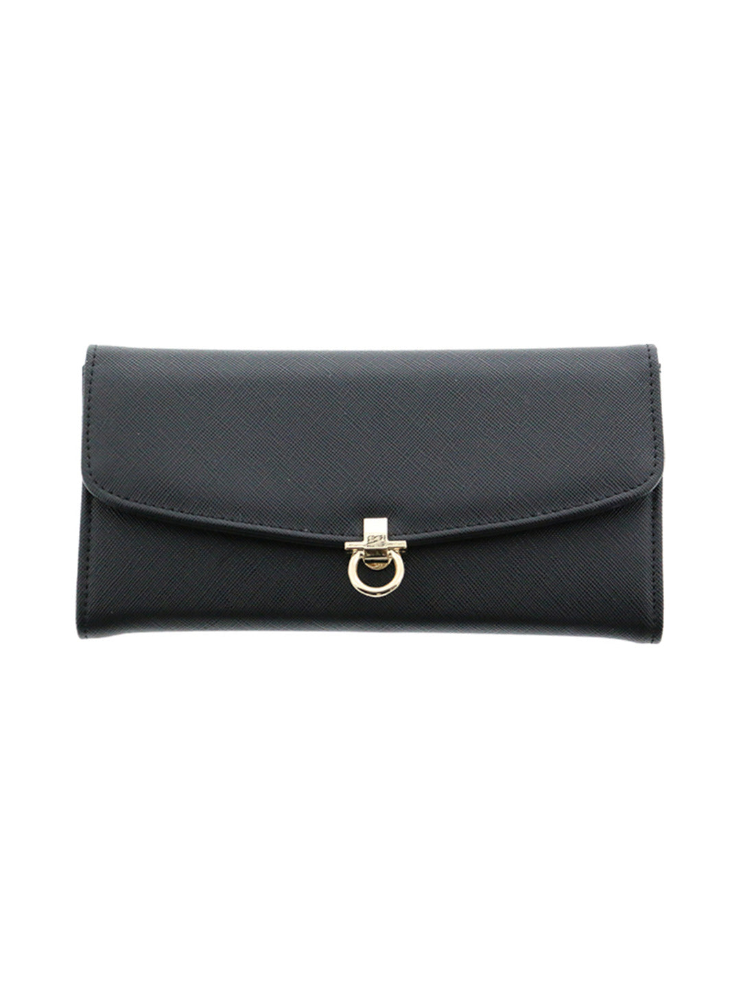 Portefeuille texturé noir - Rodier