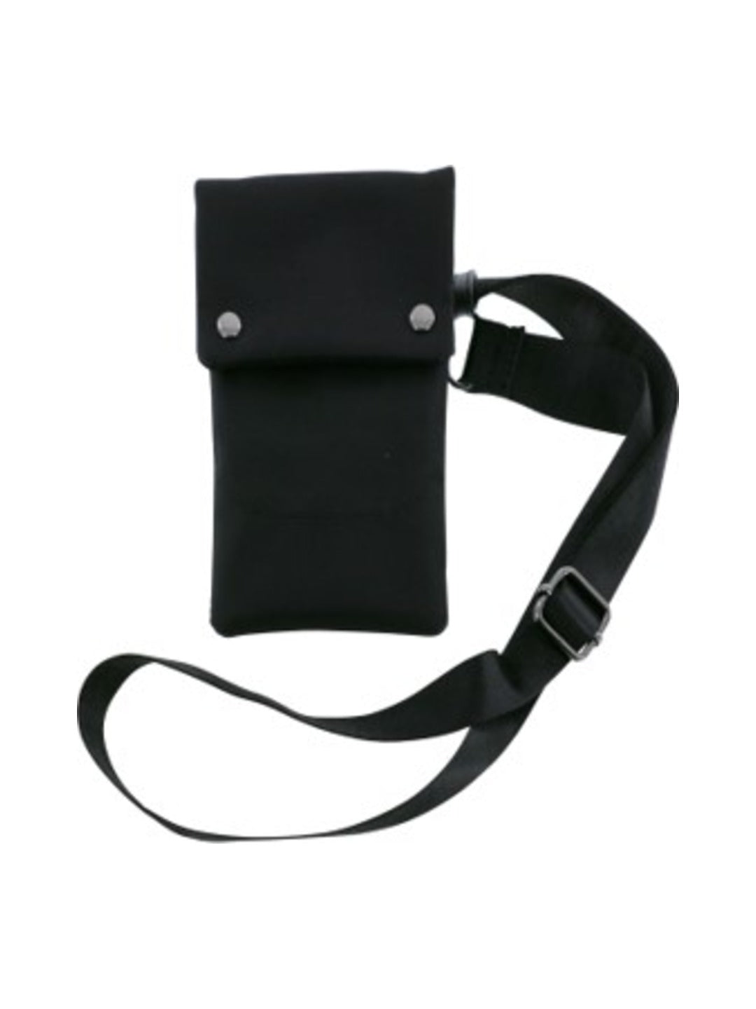 Etui téléphone en tissu noir - Nina Casari