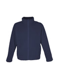 Veste polaire bleu marine zippée avec écusson brodé - Longboard