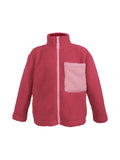 Veste polaire sherpa rose fuchsia - Amy Rose