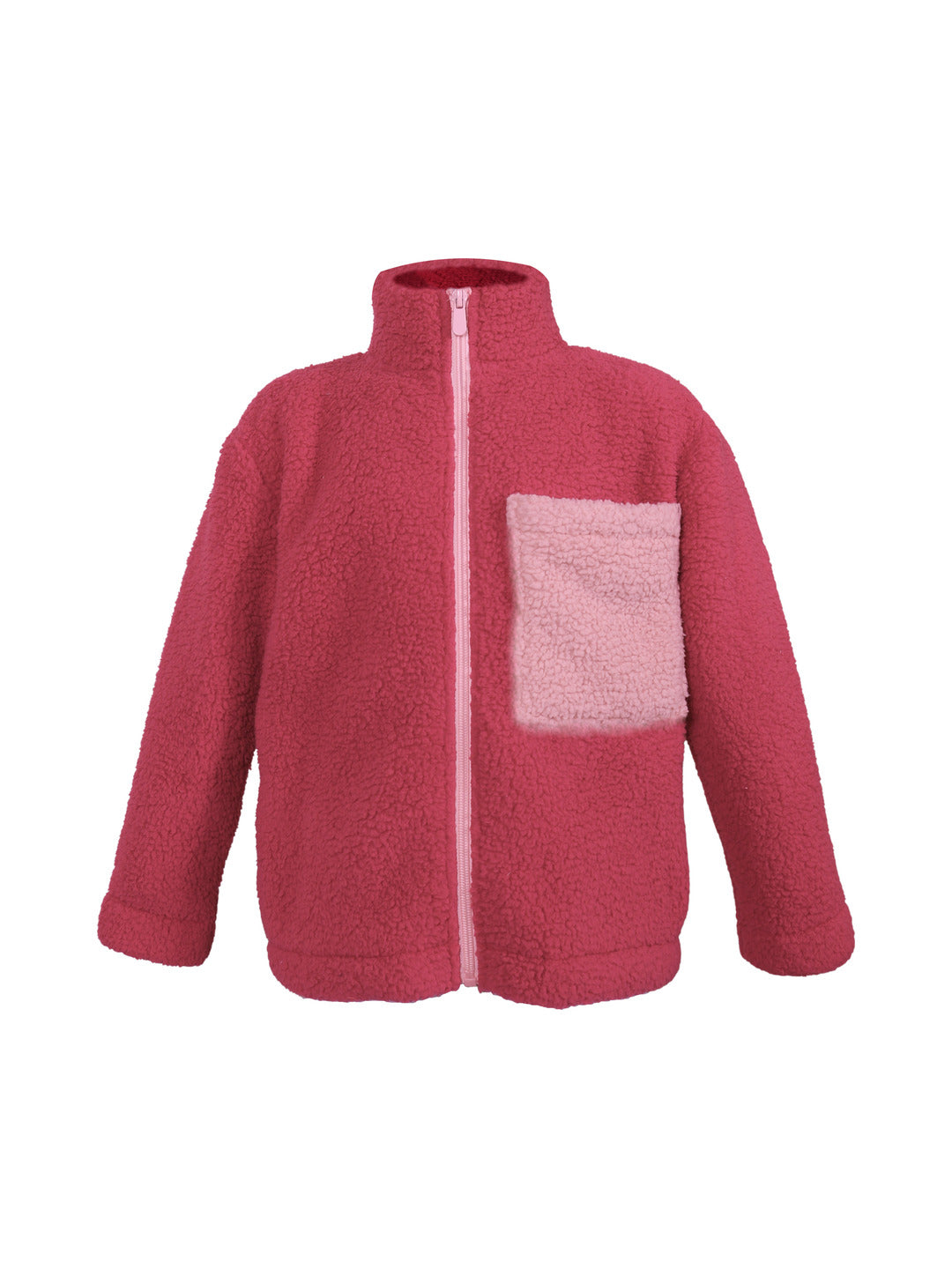 Veste polaire sherpa rose fuchsia - Amy Rose