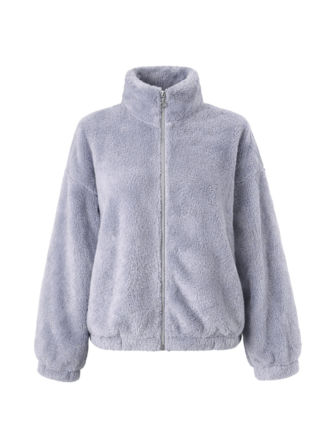 Veste polaire oversize grise à col montant - Nina Casari
