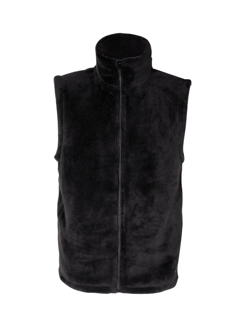 Veste polaire sans manches noire avec poches zippées - Tom Smith