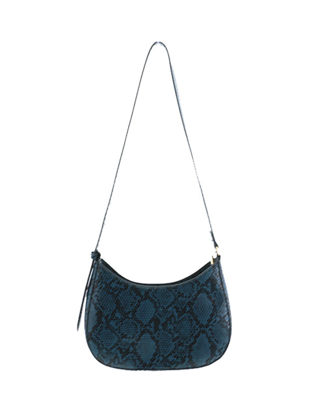 Sac effet python bleu canard - Nina Casari