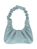 Sac baguette froncé vert - Nina Casari