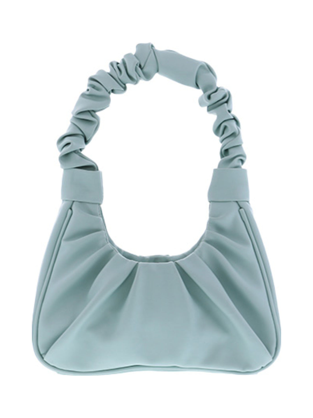 Sac baguette froncé vert - Nina Casari