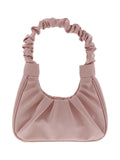 Sac baguette froncé rose - Nina Casari