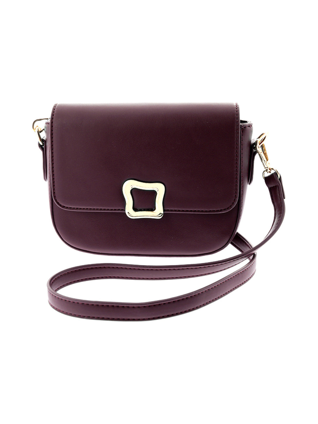 Sac bandoulière bordeaux - Nina Casari