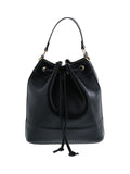 Sac seau avec cordon de serrage noir - Nina Casari