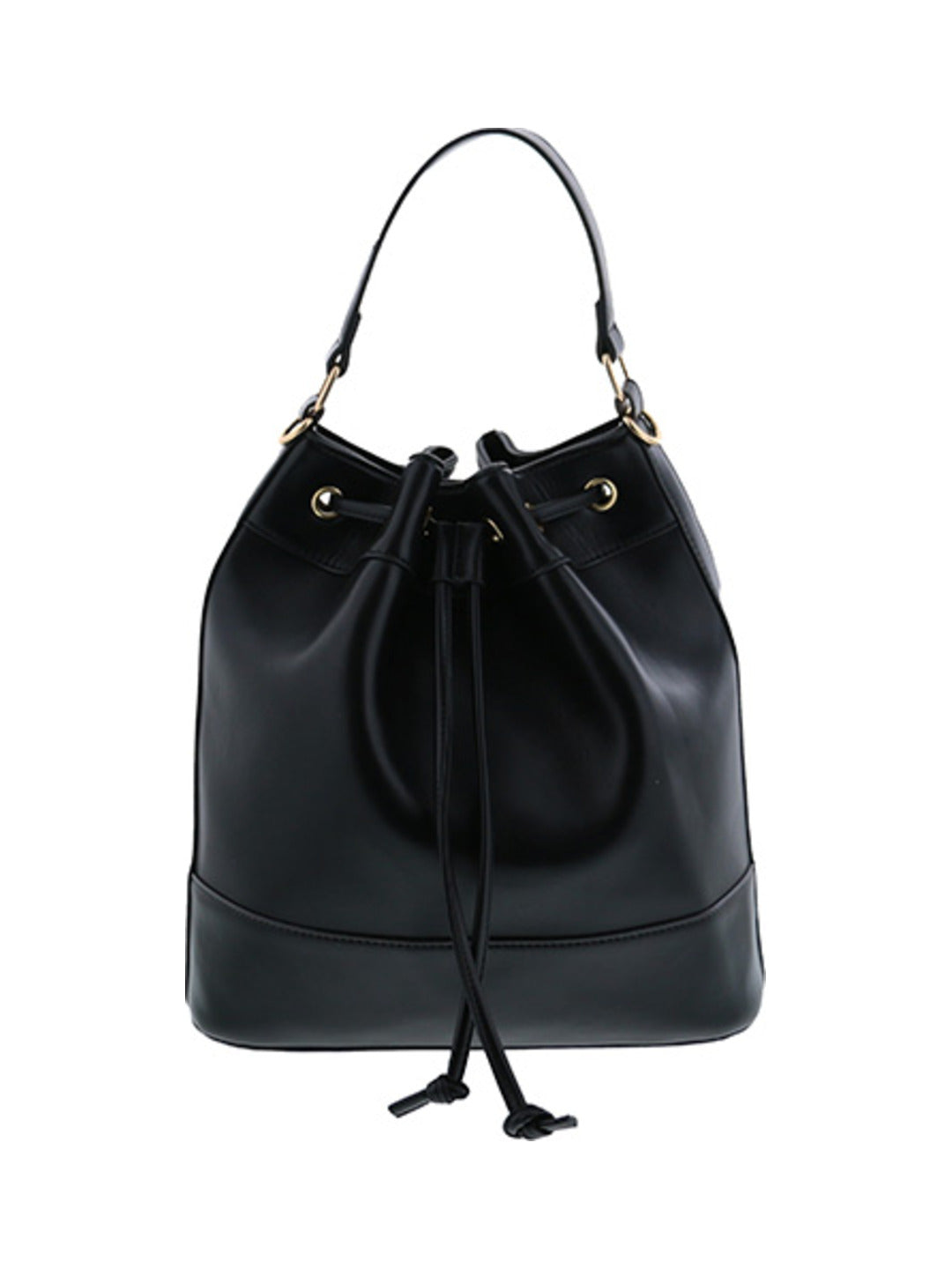 Sac seau avec cordon de serrage noir - Nina Casari