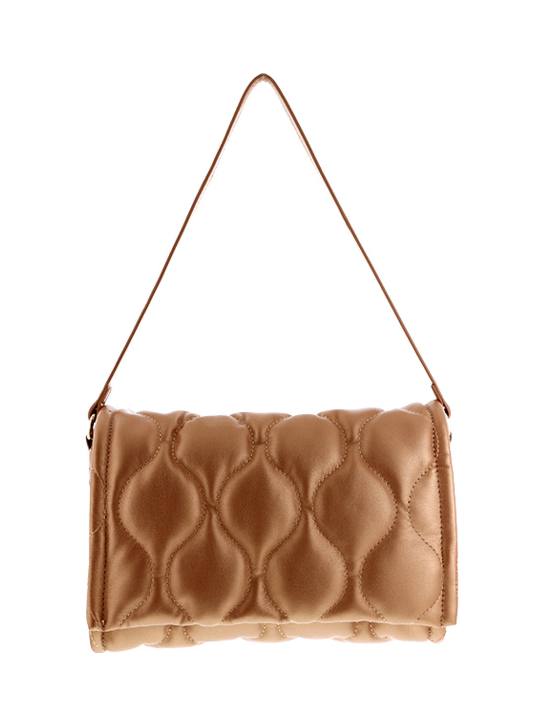 Sac bandoulière matelassé cuivre cuivre - Nina Casari