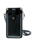 Etui de téléphone texturé noir - Nina Casari