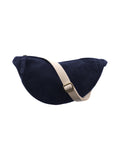 Sac banane en suédine marine - Nina Casari