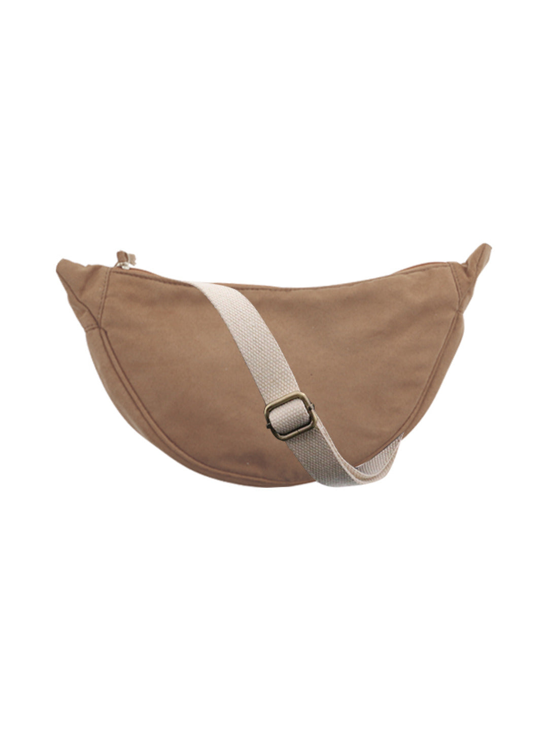 Sac banane en suédine marron marron - Nina Casari