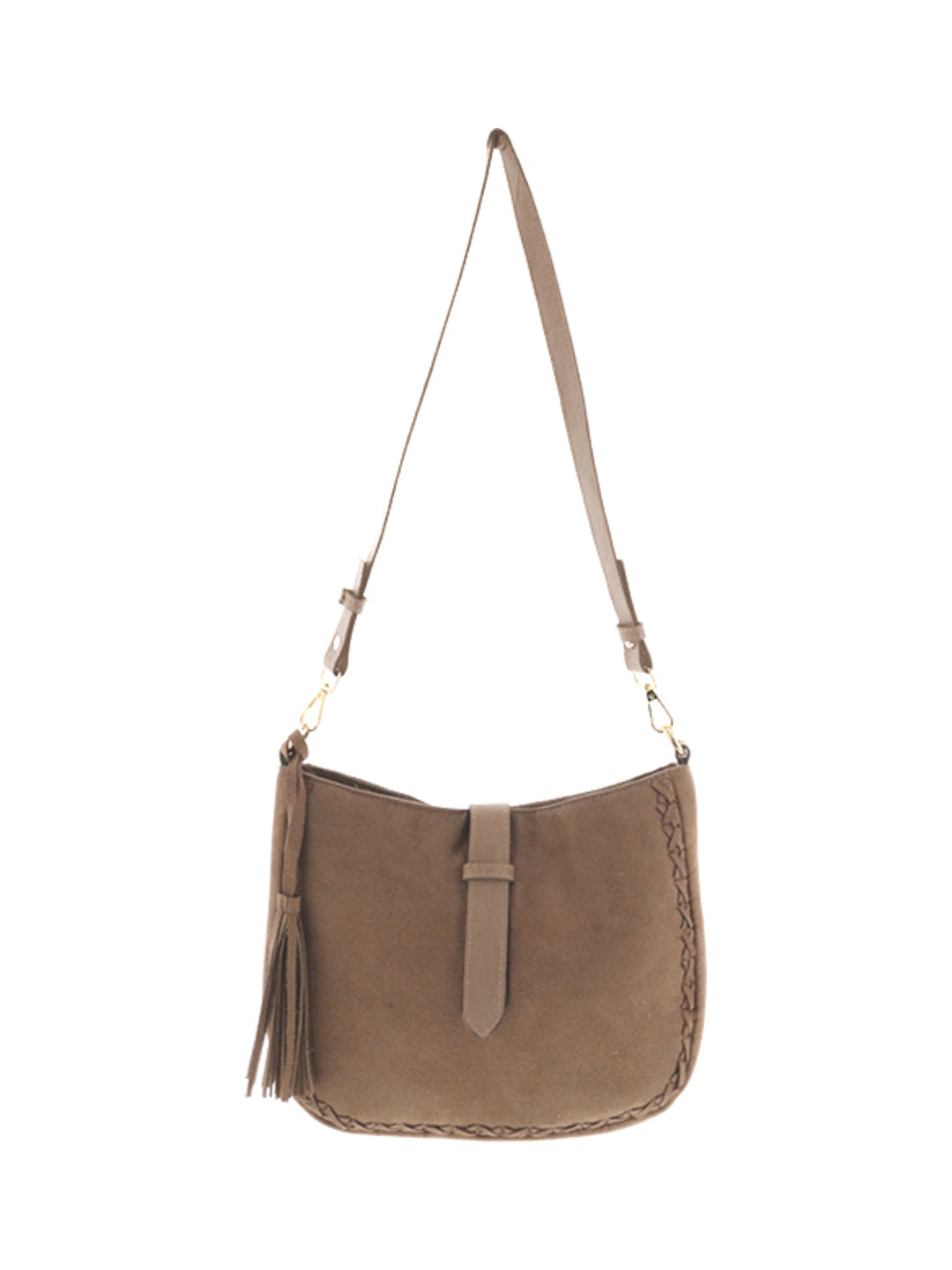 Sac en suédine marron marron - Nina Casari