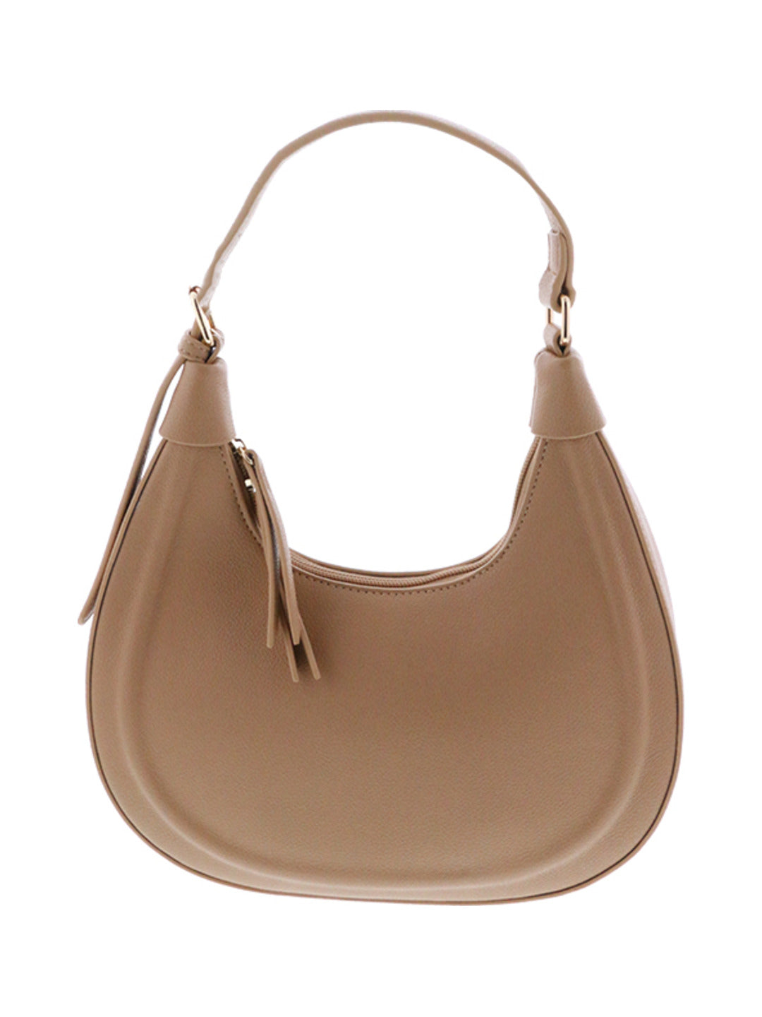 Sac porté épaule zippé marron - Nina Casari